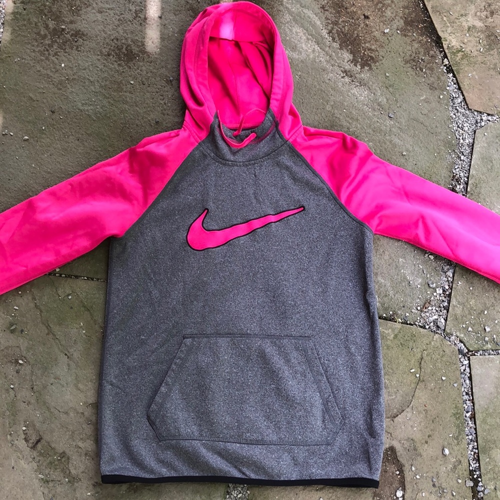Nike hooded sweatshirt.
